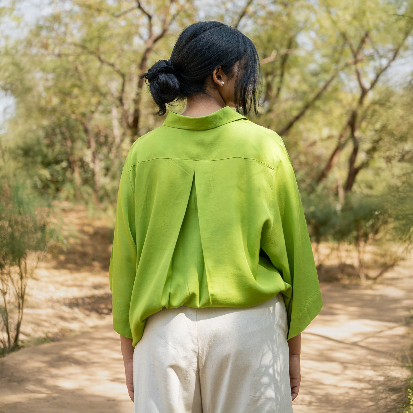 Eucalyptus Fabric Baggy Fit Shirt